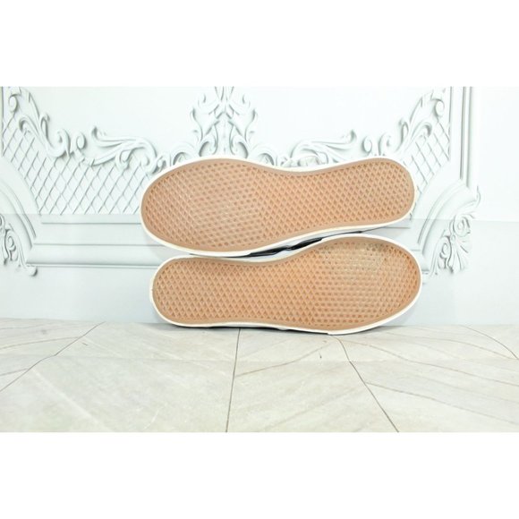 Vans Gray Atwood Floral Paisley Canvas Low Top Skate Sneakers Size 7 - Picture 9 of 9